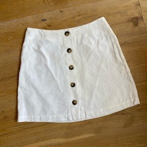 Wilfred White Mini Skirt